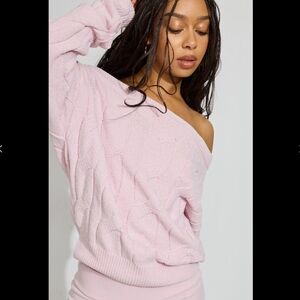 Garage - Chenille Off Shoulder Sweater